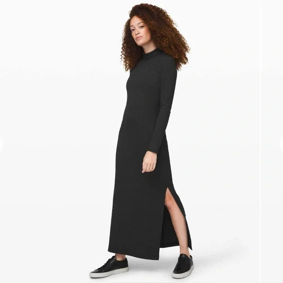 Lululemon Kitsilano Turtleneck Rib Dress size 12 - Picture 1 of 10